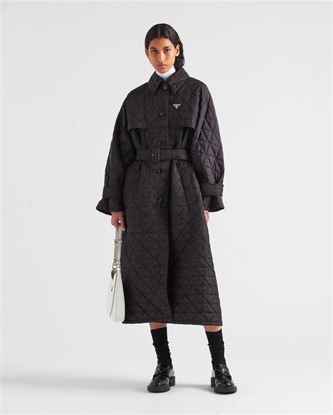 trench prada nero|Prada Lightweight Re.